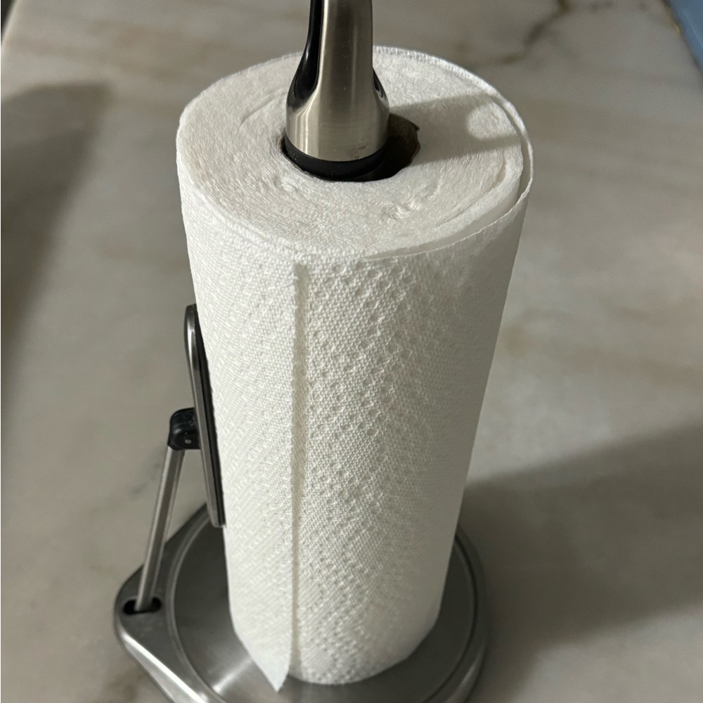 Paper towel holder 

Stainless steel